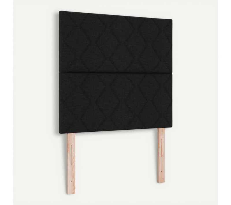 Tête De Lit Noir 100 Cm Tissu