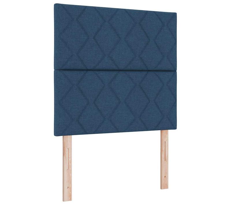 Tête De Lit Bleu 100 Cm Tissu