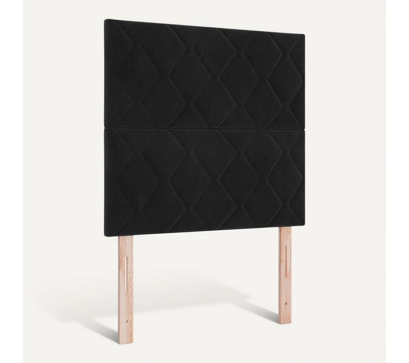 Tête De Lit Noir 100 Cm Velours