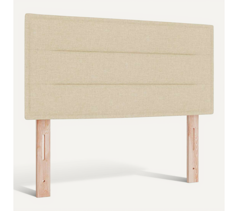 Tête De Lit LED Avec Des Lumières à LED Crème 80 Cm Tissu