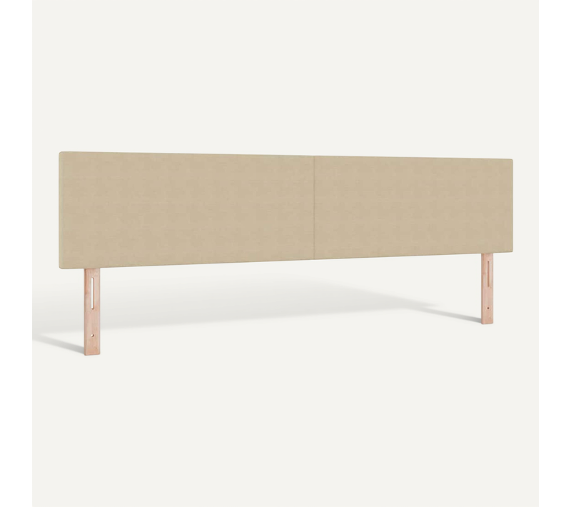 Tête De Lit LED Avec Des Lumières À LED Vert Gris 200 Cm Tissu