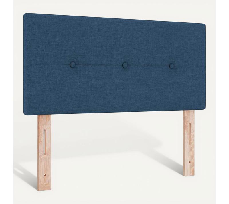Tête De Lit LED Avec Des Lumières À LED Bleu 80 Cm Tissu