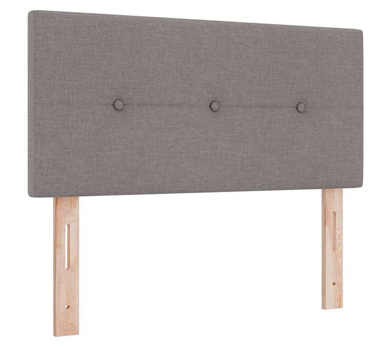 Tête De Lit LED Avec Des Lumières À LED Taupe 90 Cm Tissu