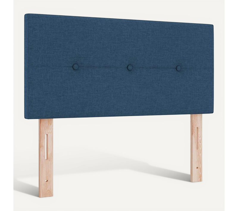 Tête De Lit LED Avec Des Lumières À LED Bleu 90 Cm Tissu