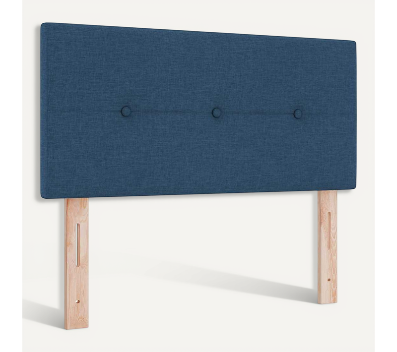 Tête De Lit LED Avec Des Lumières À LED Bleu 100 Cm Tissu