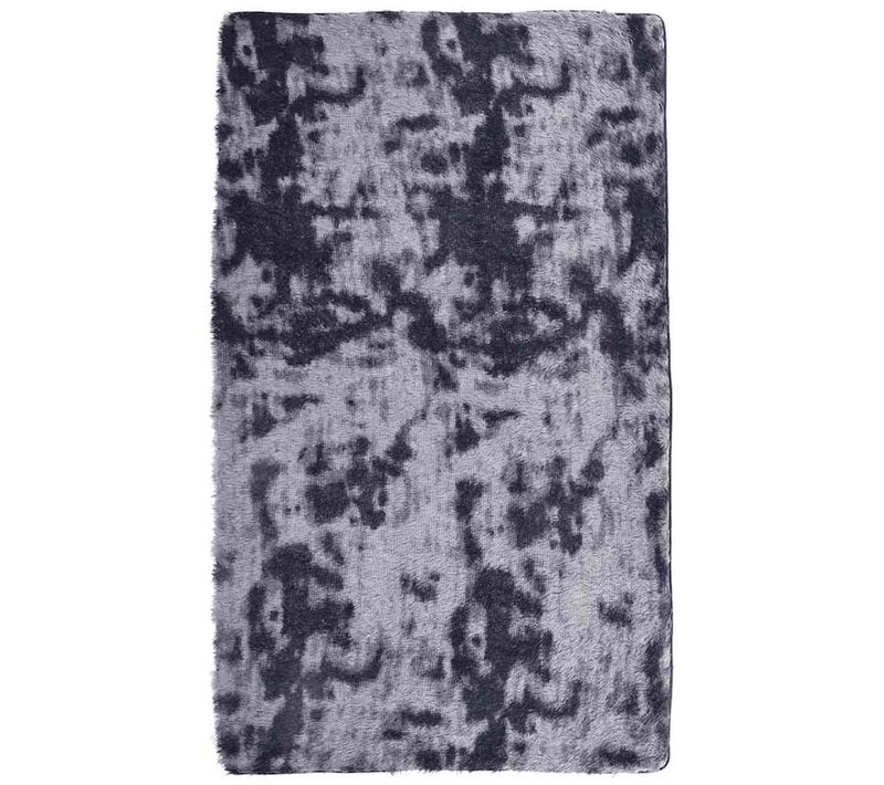Tapis Shaggy À Poils Longs Navarra Gris Foncé 60x100 Cm