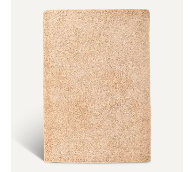 Tapis Shaggy À Poils Longs Navarra Beige 160x230 Cm Polyester