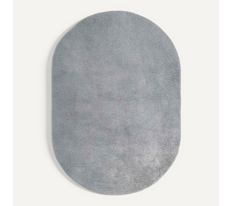 Tapis Shaggy À Poils Longs Navarra Gris Clair 300x200 Cm