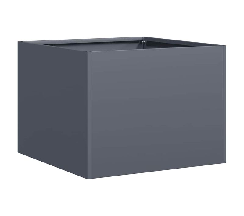 Jardinière Anthracite 40x40x30 Cm Acier