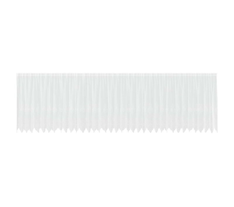 Rideau En Dentelle Avec Des Rideaux Blanc 140x900cm Polyester