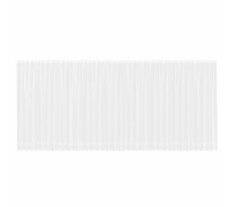 Rideau En Dentelle Avec Des Rideaux Blanc 240x900cm Polyester