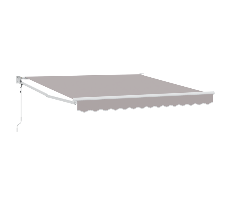 Store Rétractable Auto Gris Clair 300x250 Cm