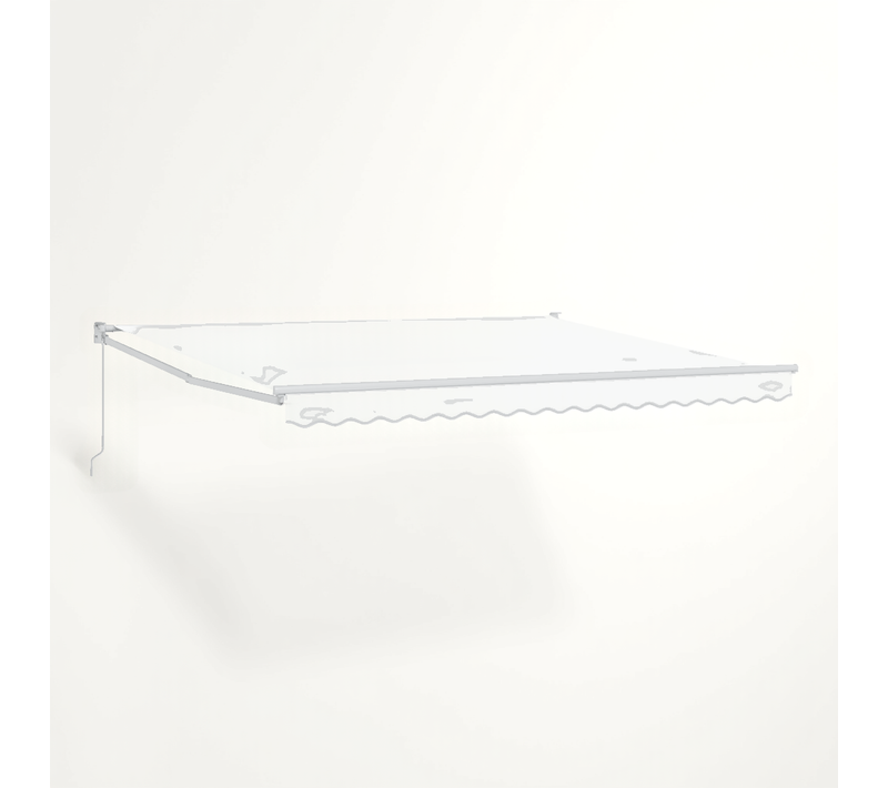 Store Rétractable Manuel Blanc 400x300 Cm