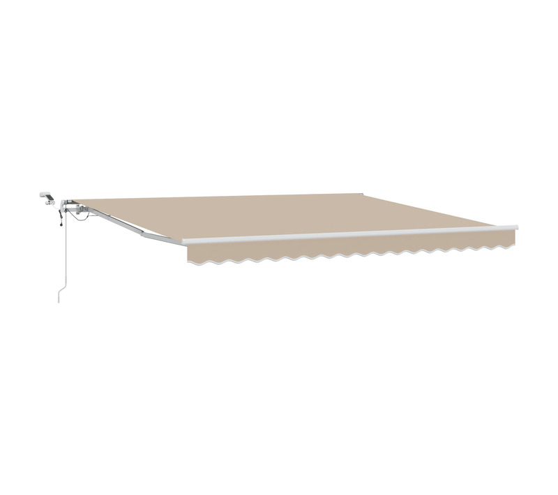 Store Rétractable Automatique  Avec LED Beige 400x350 Cm