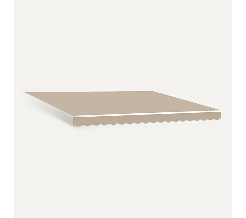Store Manuel Rétractable Beige 400x350 Cm