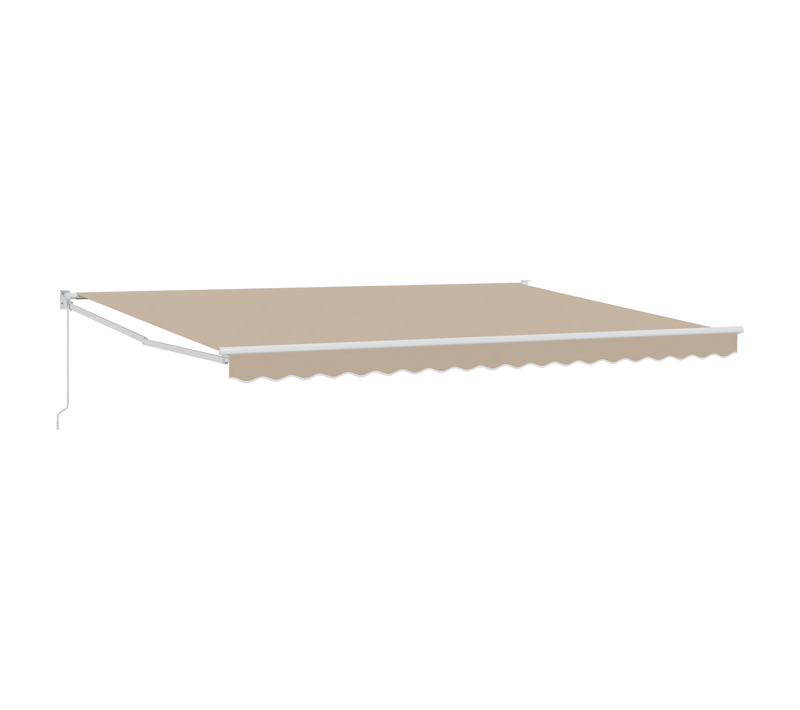 Store Rétractable Manuel  Beige 450x300 Cm