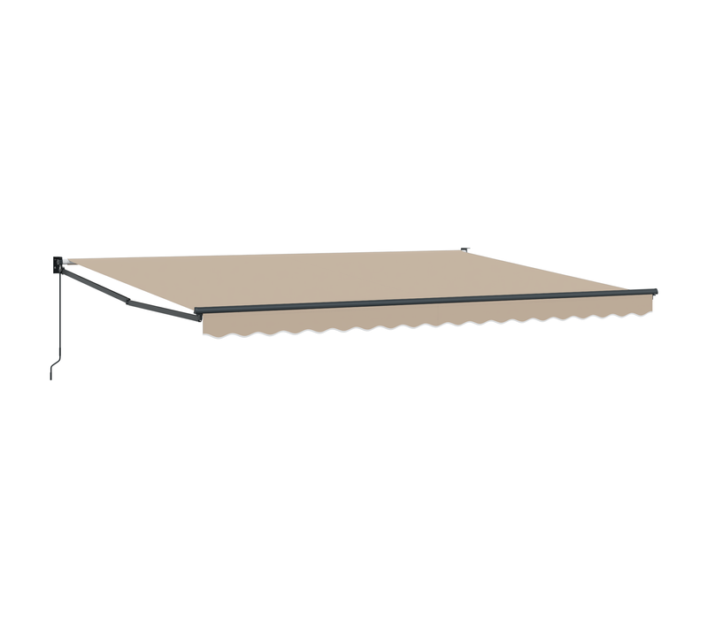 Store Rétractable Manuel  Beige 450x300 Cm