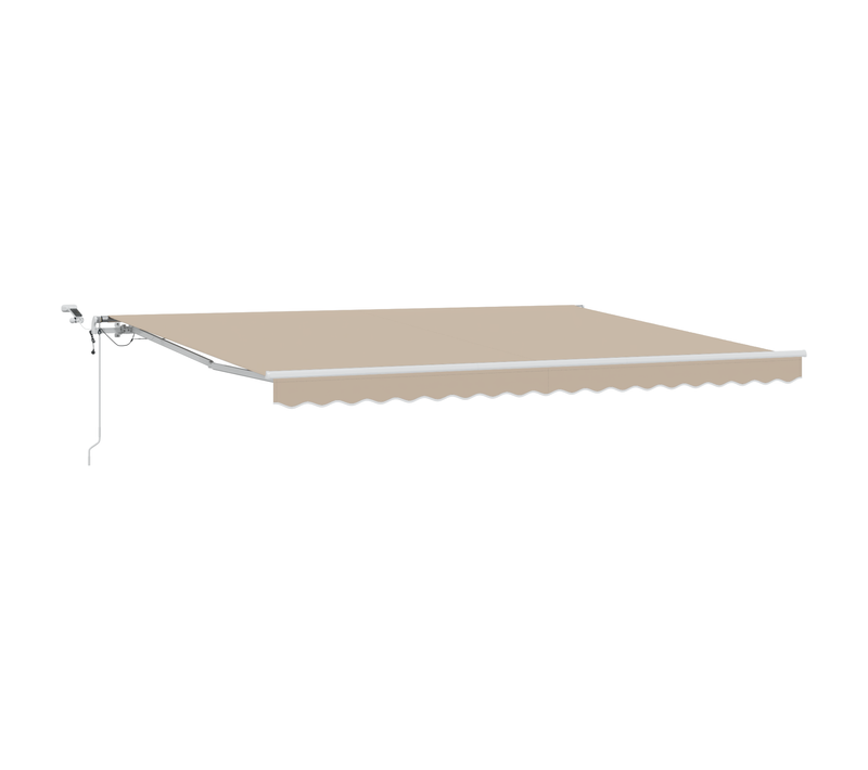 Store Rétractable Automatique  Avec LED Beige 450x350 Cm