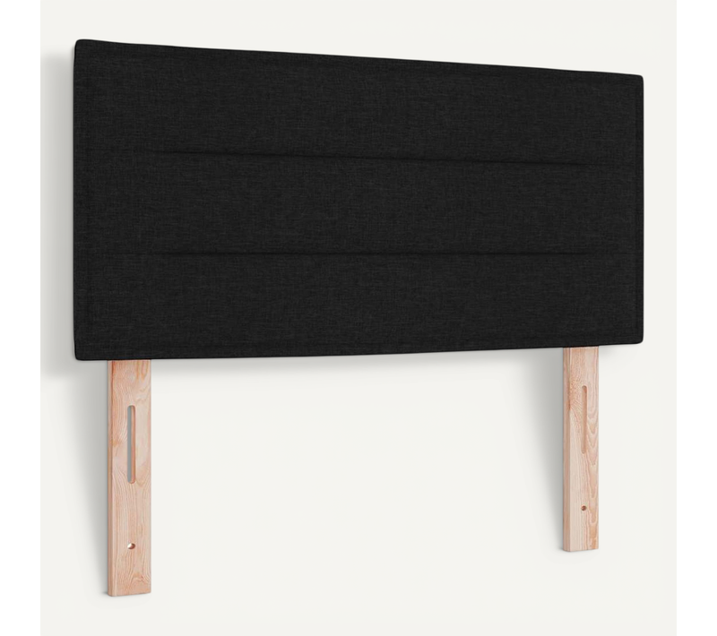 Tête De Lit Noir 80 Cm Tissu