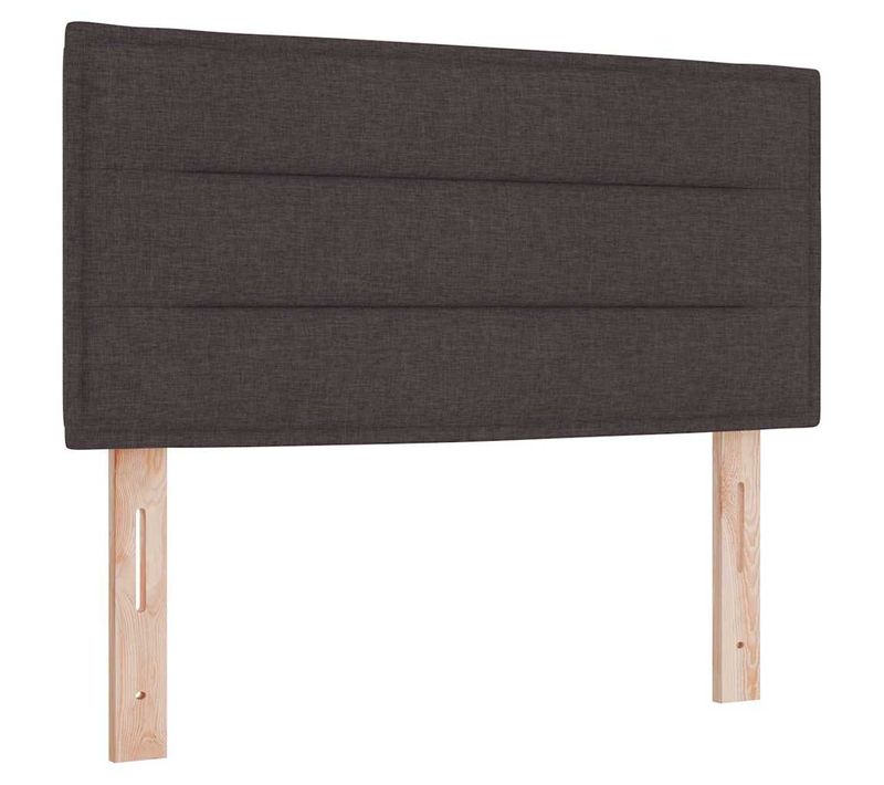 Tête De Lit Autre Avec Tête De Lit Marron Foncé 100 Cm Tissu