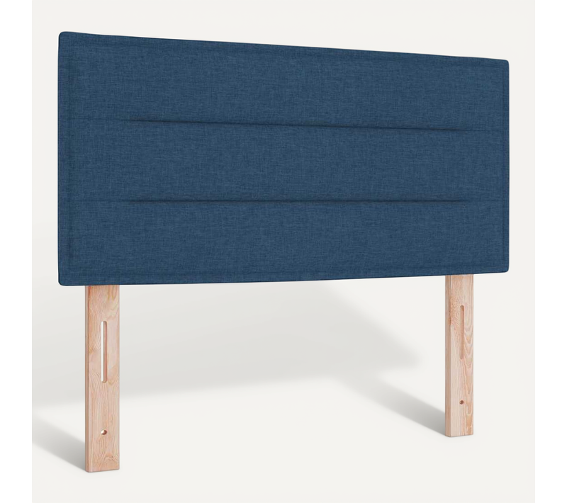 Tête De Lit Bleu 100 Cm Tissu