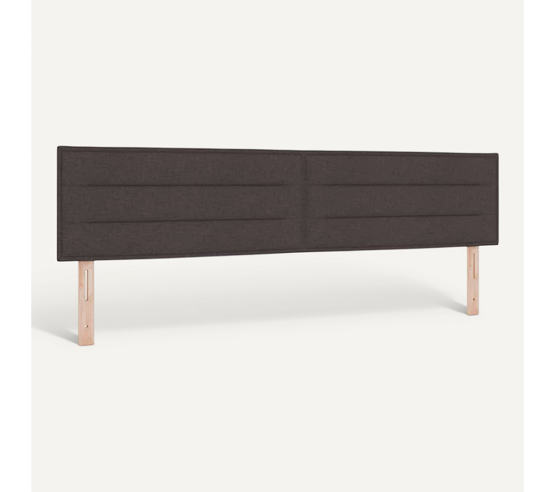 Tête De Lit Marron Foncé 200 Cm Tissu