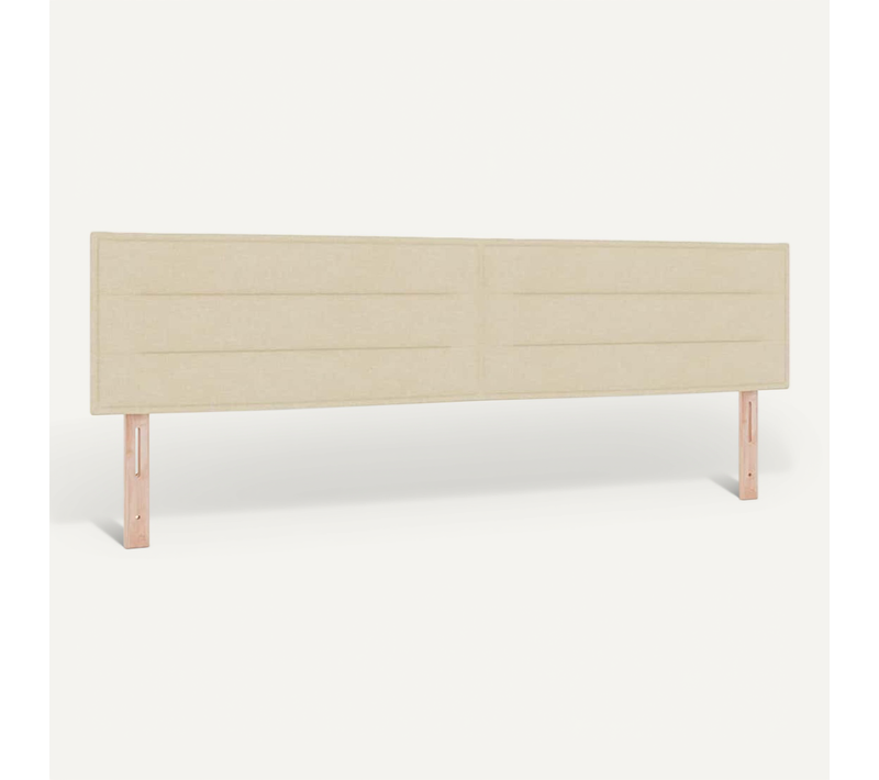 Tête De Lit Crème 200 Cm Tissu
