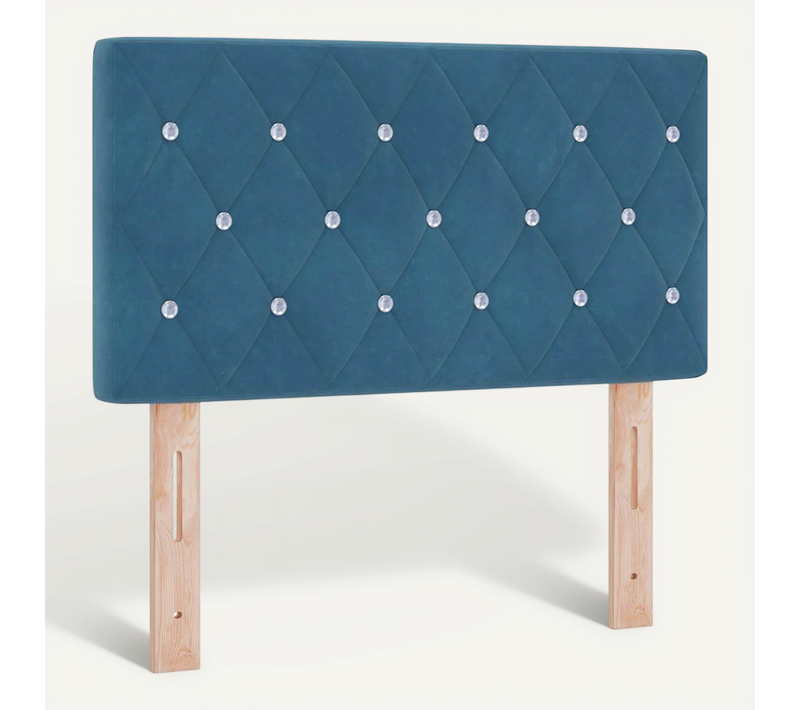 Tête De Lit Bleu Foncé 80 Cm Velours