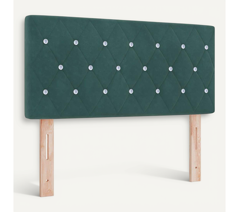Tête De Lit Vert Foncé 90 Cm Velours
