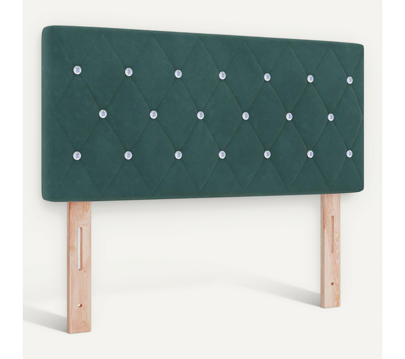 Tête De Lit Vert Foncé 100 Cm Velours