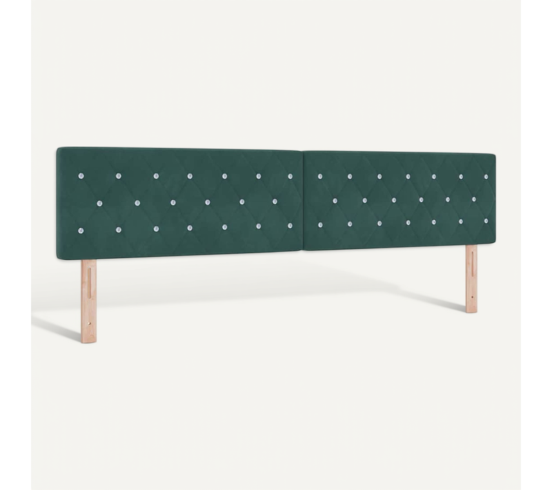Tête De Lit Vert Foncé 200 Cm Velours