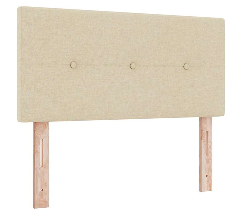 Tête De Lit Avec Tête De Lit Crème 80 Cm Tissu