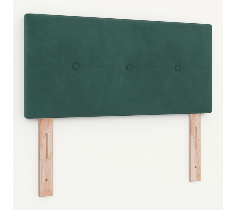 Tête De Lit Vert Foncé 90 Cm Velours