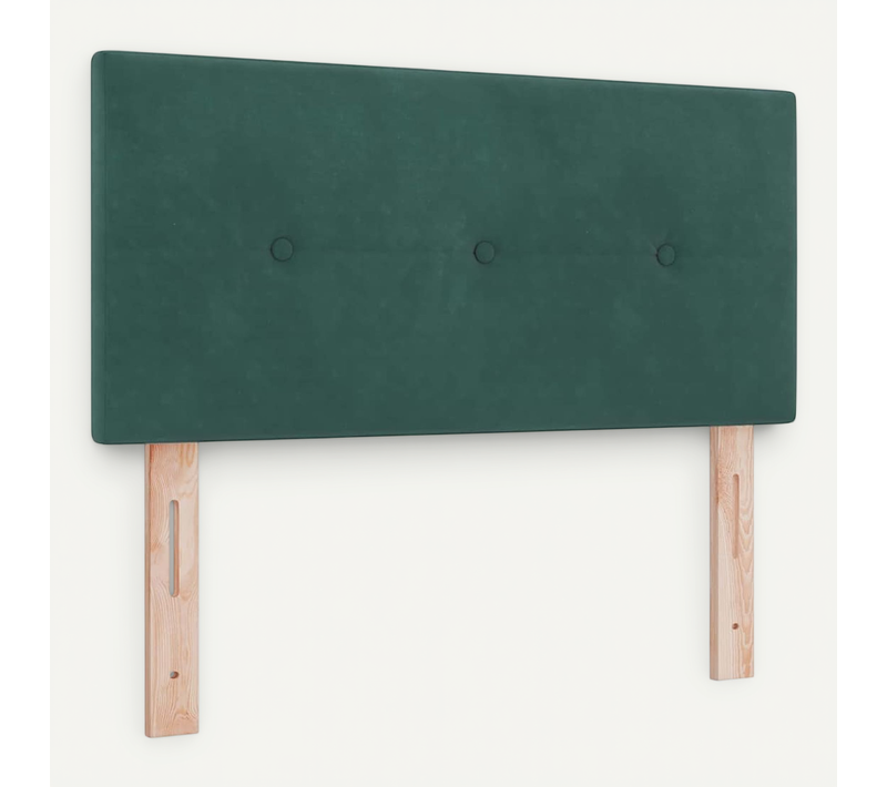 Tête De Lit Vert Foncé 100 Cm Velours