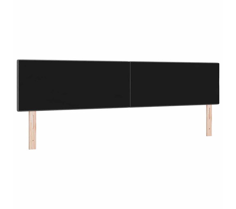 Tête De Lit Avec Tête De Lit Gris Foncé 200 Cm Tissu
