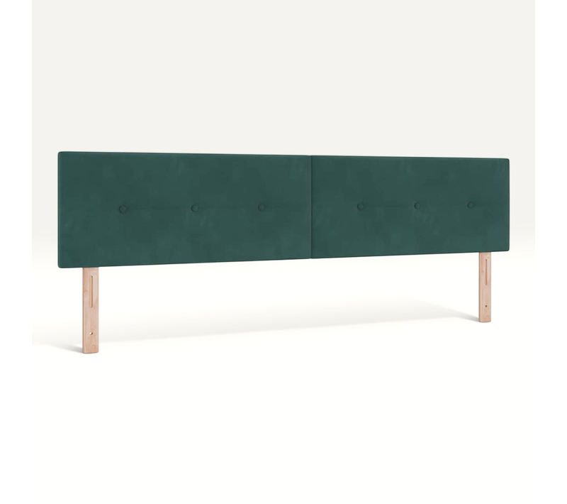 Tête De Lit Vert Foncé 200 Cm Velours