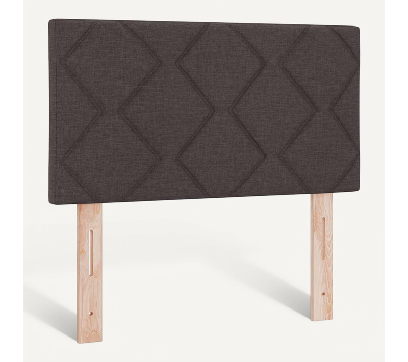 Tête De Lit Marron Foncé 80 Cm Tissu