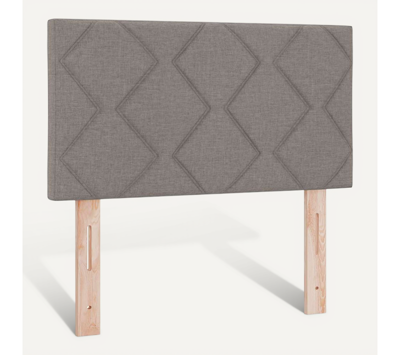 Tête De Lit Taupe 80 Cm Tissu