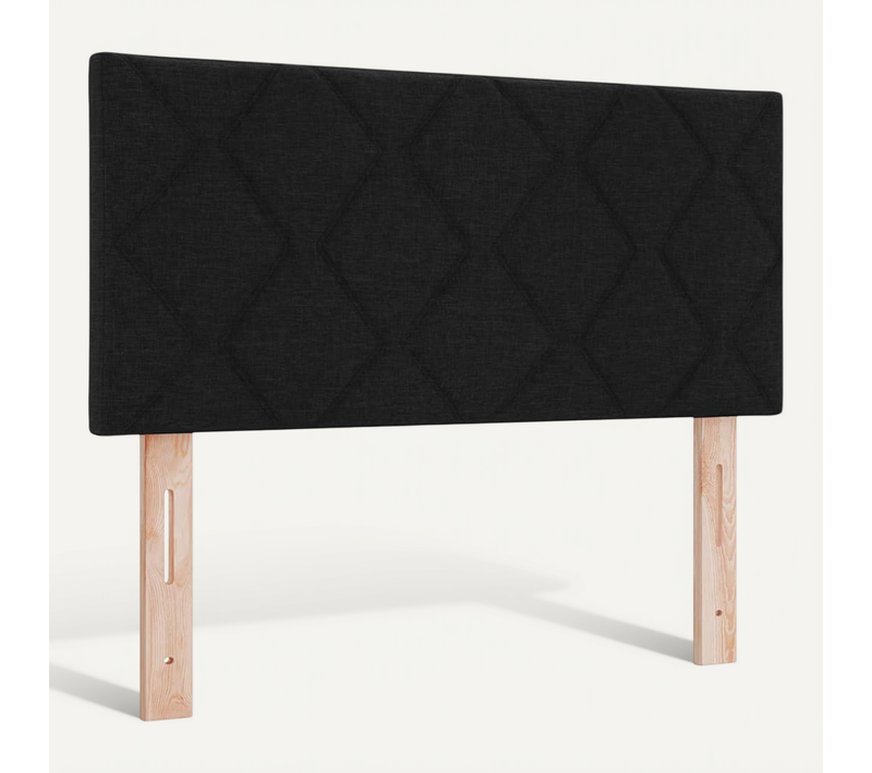 Tête De Lit Noir 90 Cm Tissu