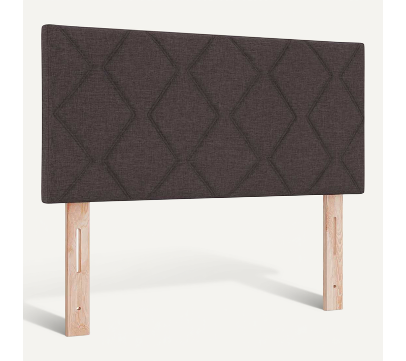 Tête De Lit Marron Foncé 90 Cm Tissu
