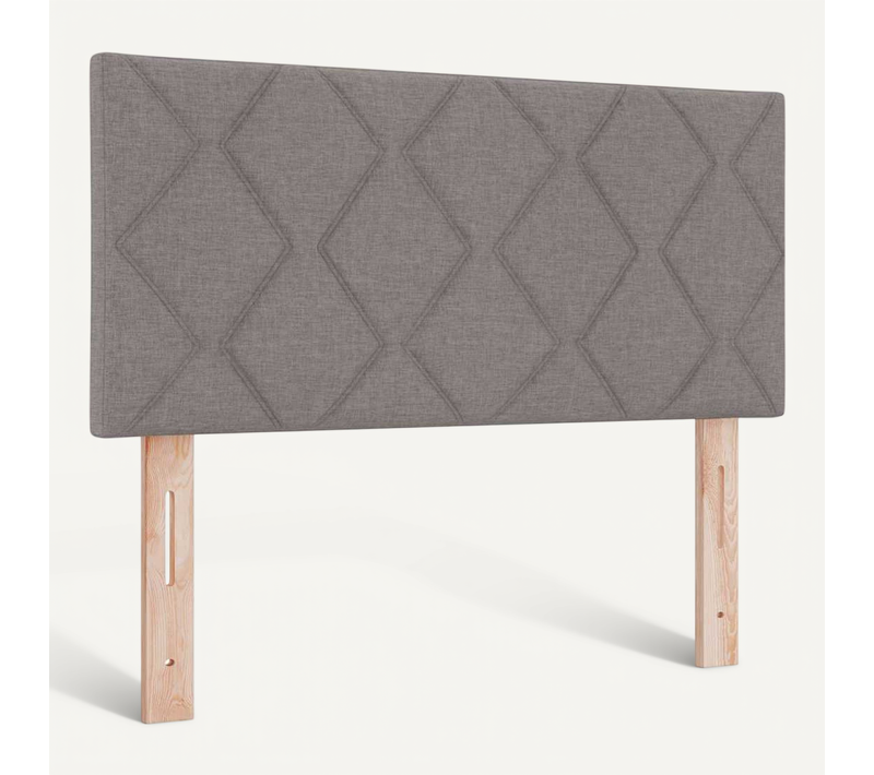 Tête De Lit Taupe 90 Cm Tissu