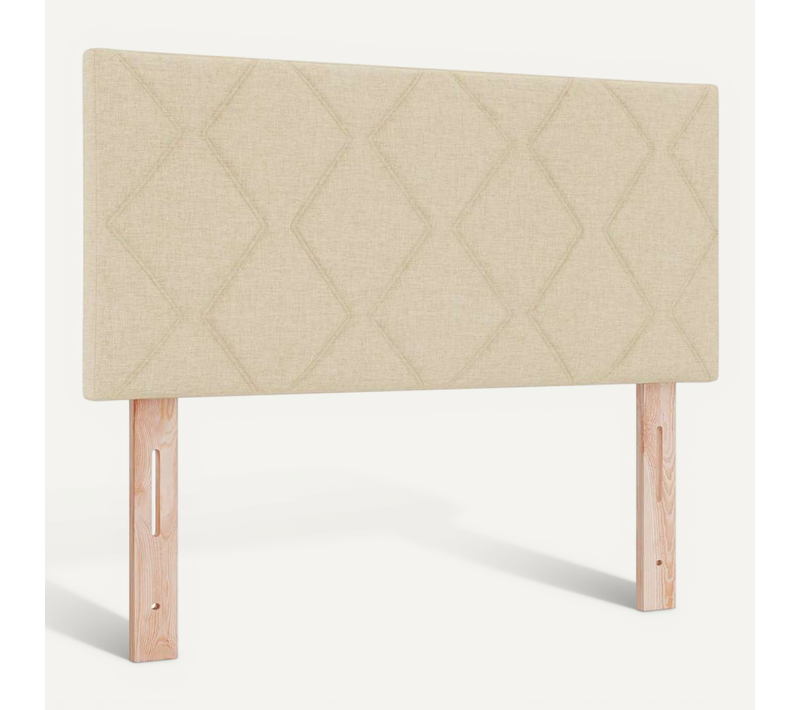 Tête De Lit Crème 90 Cm Tissu