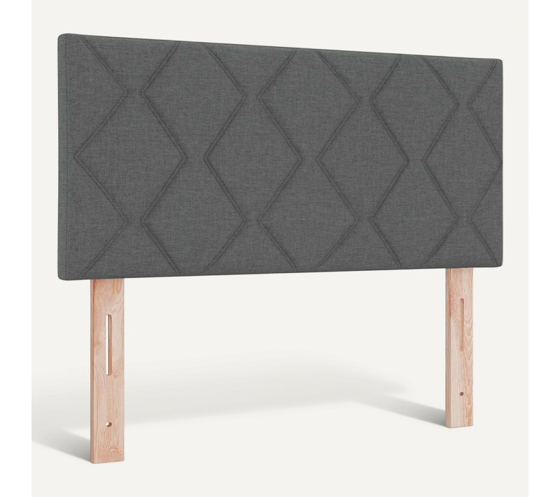 Tête De Lit Gris Foncé 100 Cm Tissu