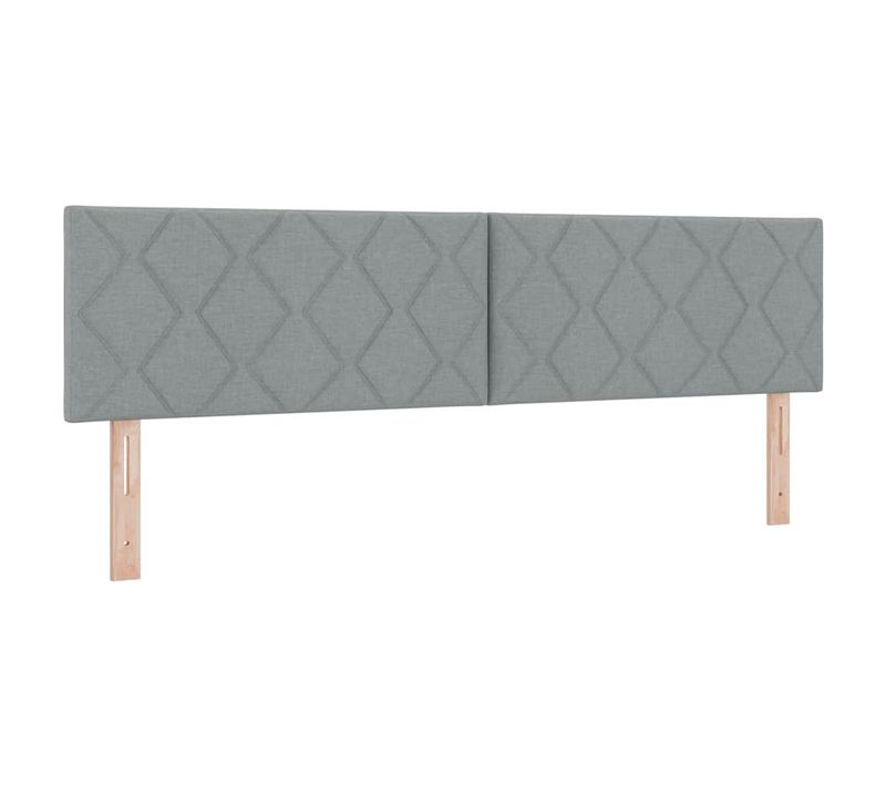 Tête De Lit En Tissu Autre Gris Clair 180 Cm Tissu