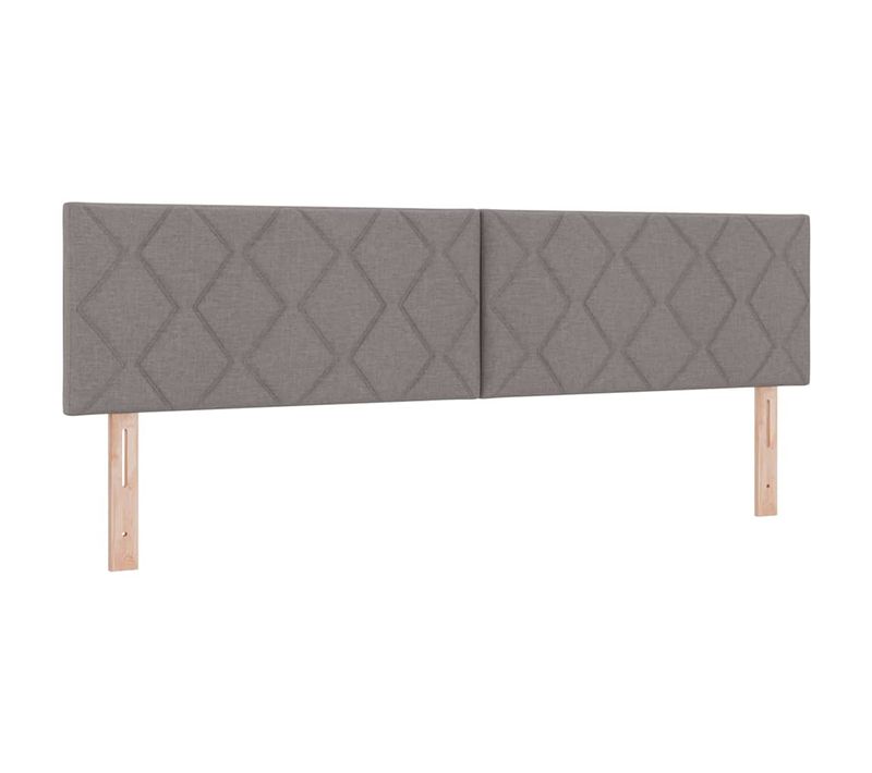 Tête De Lit En Tissu Géométrique Taupe 180 Cm Tissu