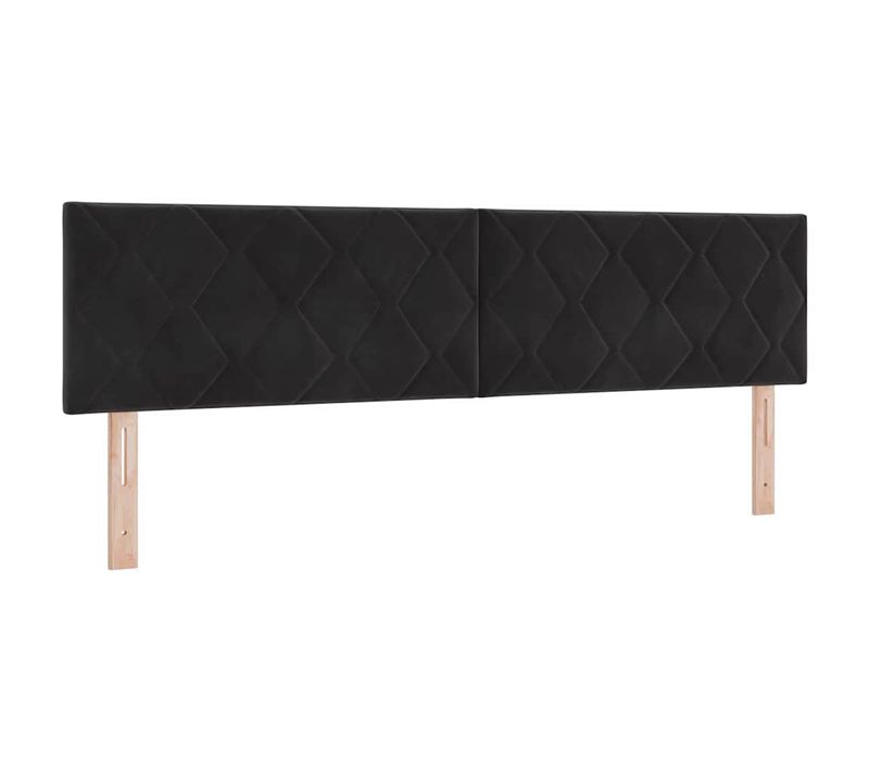 Tête De Lit Noir 180 Cm Velours