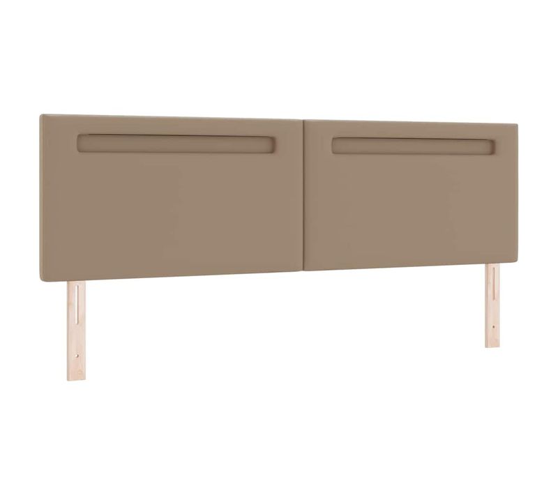 Tête De Lit Avec Des Lumières à LED Cappuccino 180 Cm Pvc
