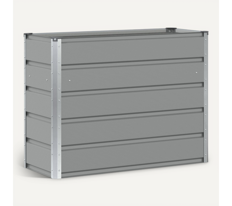 Jardinière Gris Clair 100 X 40 X 75 Cm Acier