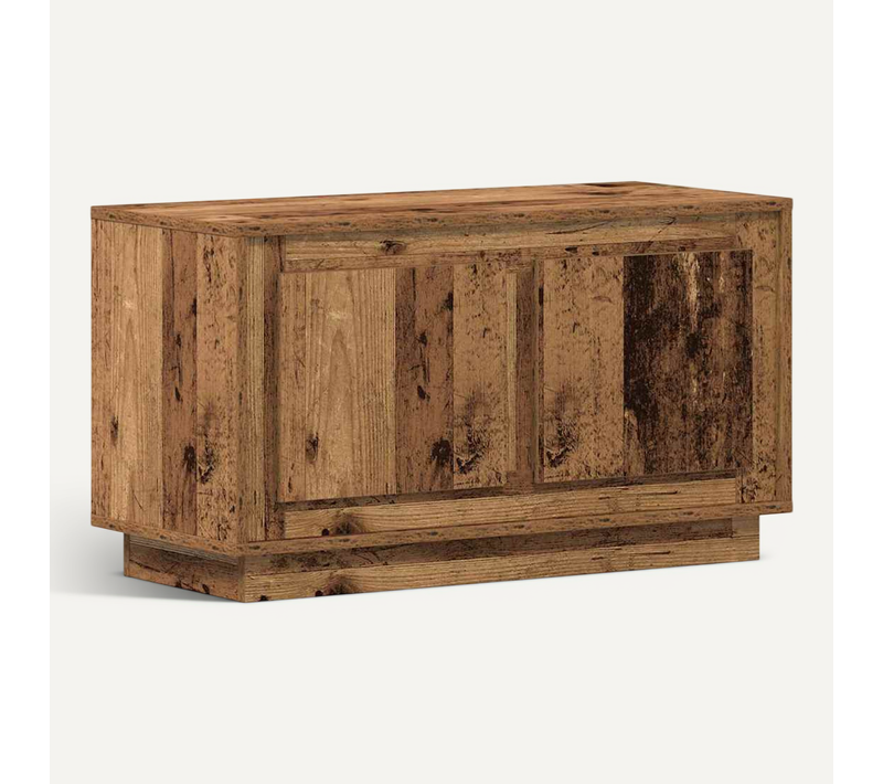 Meuble TV Bois Ancien 80 X 35 X 45 Cm Bois D'ingénierie