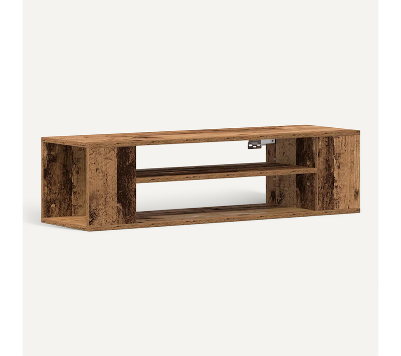 Meuble TV Bois Ancien 100 X 30 X 26,5 Cm Bois D'ingénierie